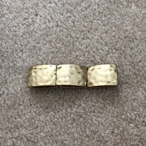 Chunky gold bracelet - Picture 3 of 3